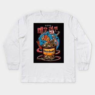 Spicy Noodles Kids Long Sleeve T-Shirt